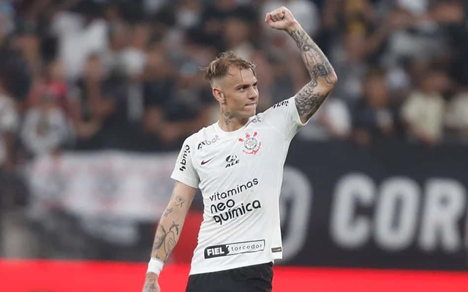 Presença de Róger Guedes em Corinthians x Atlético-MG repercute: 'Está querendo'