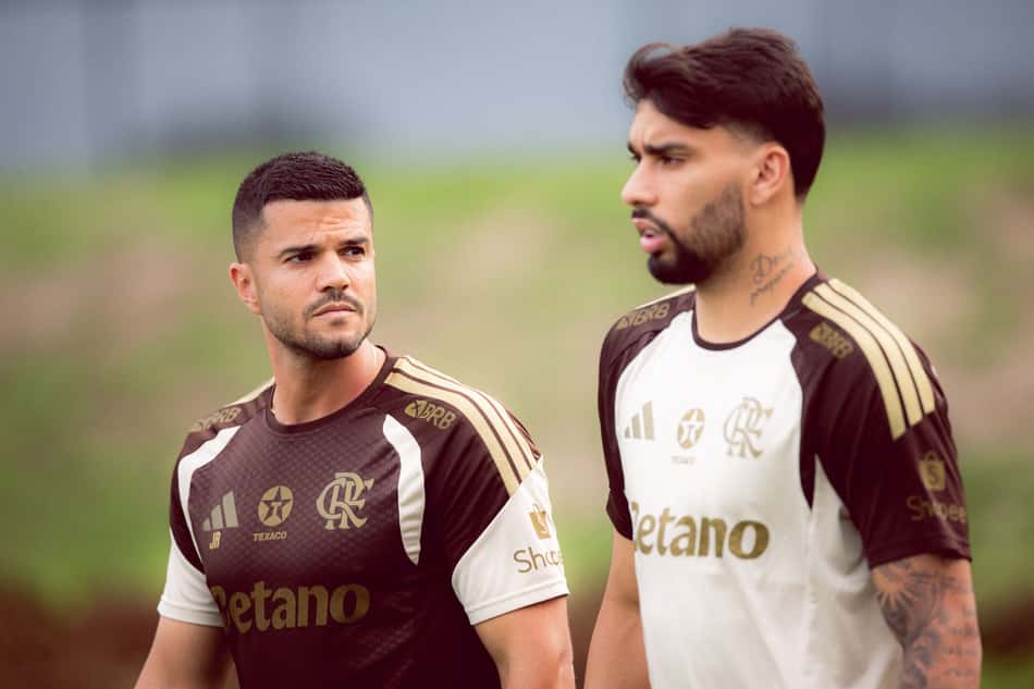 Paquetá durante treino do Flamengo (Foto: Adriano Fontes/Flamengo)