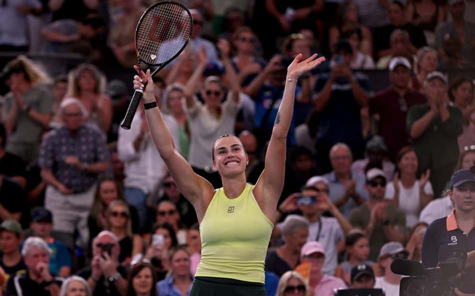 Sabalenka se encanta com torcida brasileira no WTA de Roma