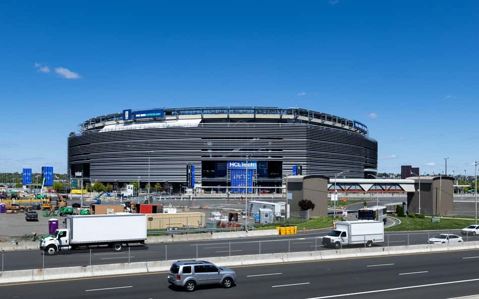 Vista geral do MetLife Stadium antes da Copa do Mundo 2026 em East Rutherford (Foto: Dustin Satloff/Getty Images/AFP)