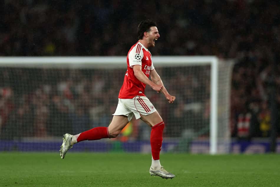 Arsenal declan rice champions league