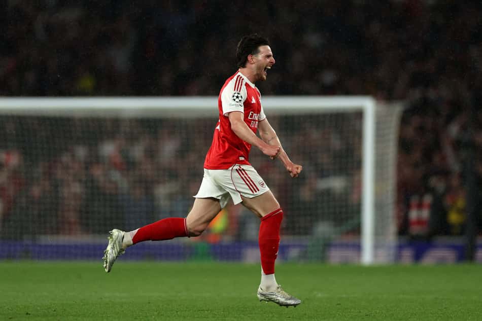 Arsenal declan rice champions league
