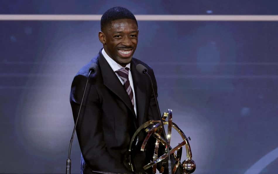 Com menos tempo que Endrick, Dembélé leva prêmio de melhor jogador da Ligue 1