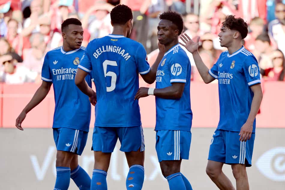 Vini Jr Bellingham Mbappé Brahim Díaz Real Madrid Sevilla