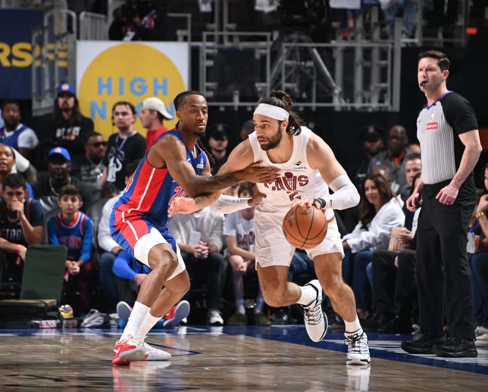 Detroit Pistons x Cleveland Cavaliers pelo jogo 7 das semifinais da Conferência Leste da NBA 2025/26 (CHRIS SCHWEGLER / NBAE / GETTY IMAGES)