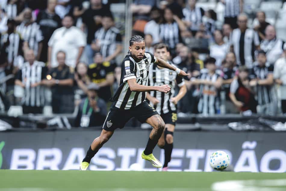 Alexsander em Atlético x Botafogo (Foto: Pedro Souza / Atlético)