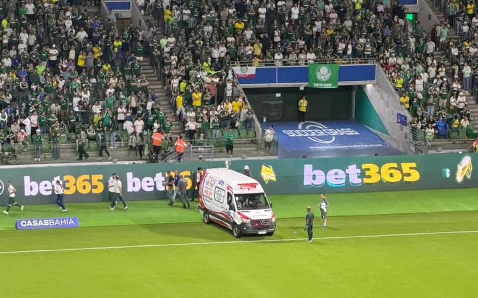 Ambulância Palmeiras Santos