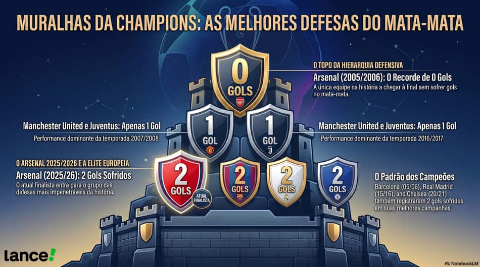 Arsenal está entre as melhores defesas em mata-mata de Champions League
