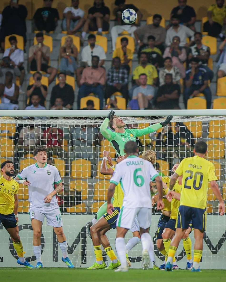 Bento em ação pelo Al-Nassr (Foto: Reprodução/X)