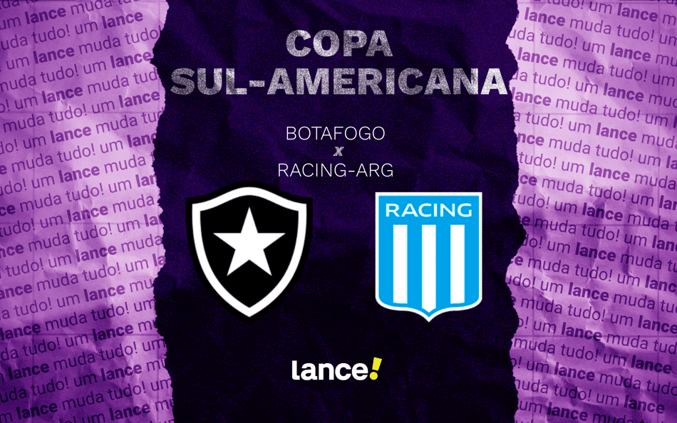 Botafogo x Racing: onde assistir, horário e escalações do jogo pela Sul-Americana