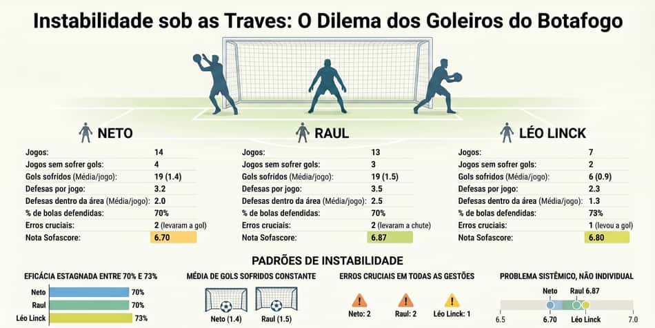 Botafogo goleiros números