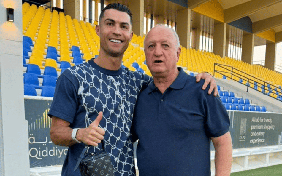 Felipão é sincero ao comparar Cristiano Ronaldo com Messi: 'Nunca foi'