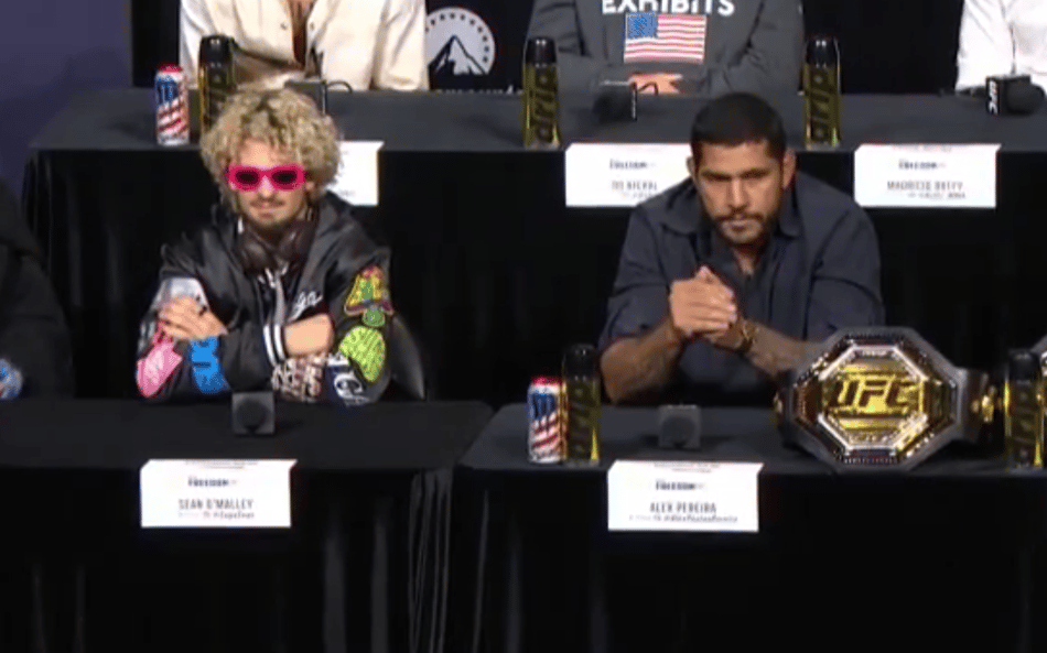 Josh Hokit provoca Alex Poatan em coletiva do UFC Casa Branca (Foto: Reprodução/ X)