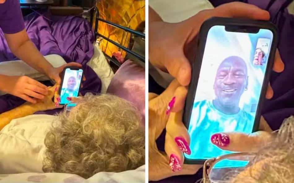 Michael Jordan realiza desejo de ex-professora em cuidados paliativos