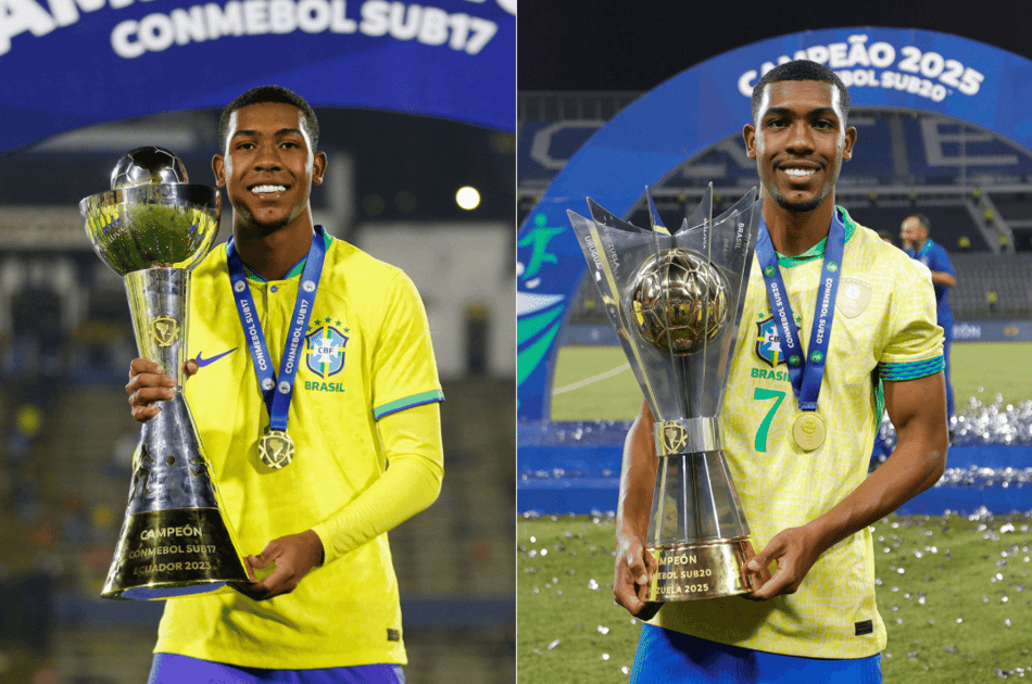 Rayan conquistou dois Sul-Americanos na base da Seleção (Foto: Rafael Ribeiro / CBF)
