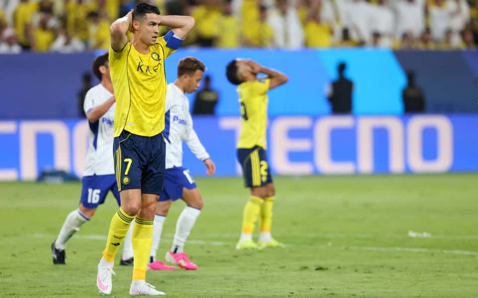 Al-Nassr perde para o Gamba Osaka, e Cristiano Ronaldo fica sem título asiático