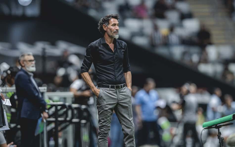 Domínguez em Atlético x Botafogo (Foto: Pedro Souza / Atlético)