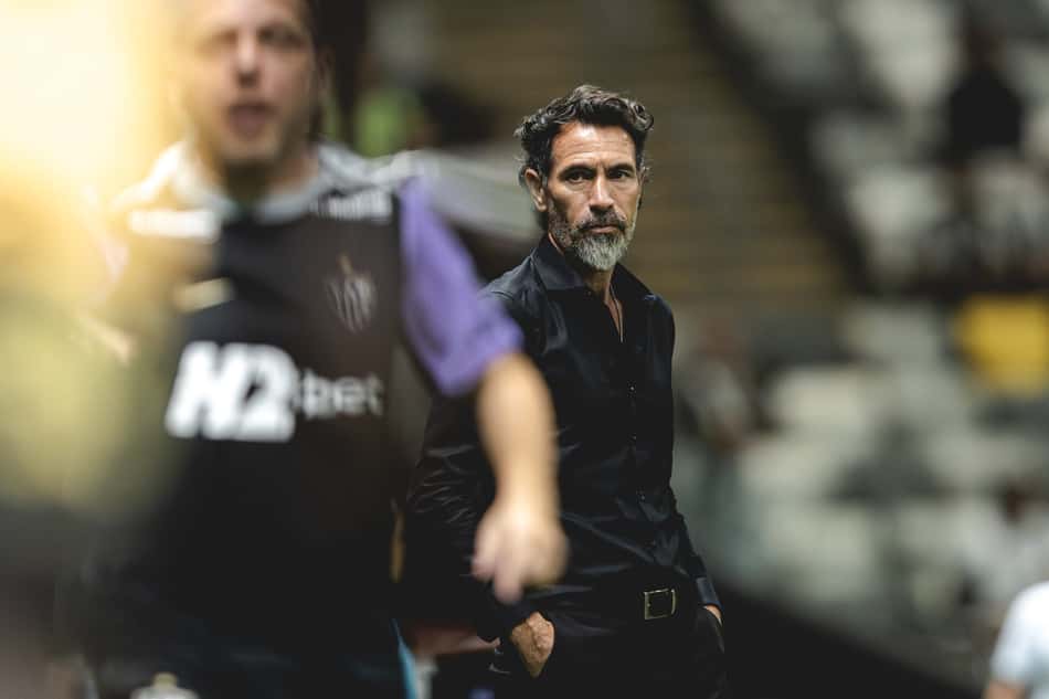 El Barba em Atlético x Cienciano (Foto: Pedro Souza / Atlético)