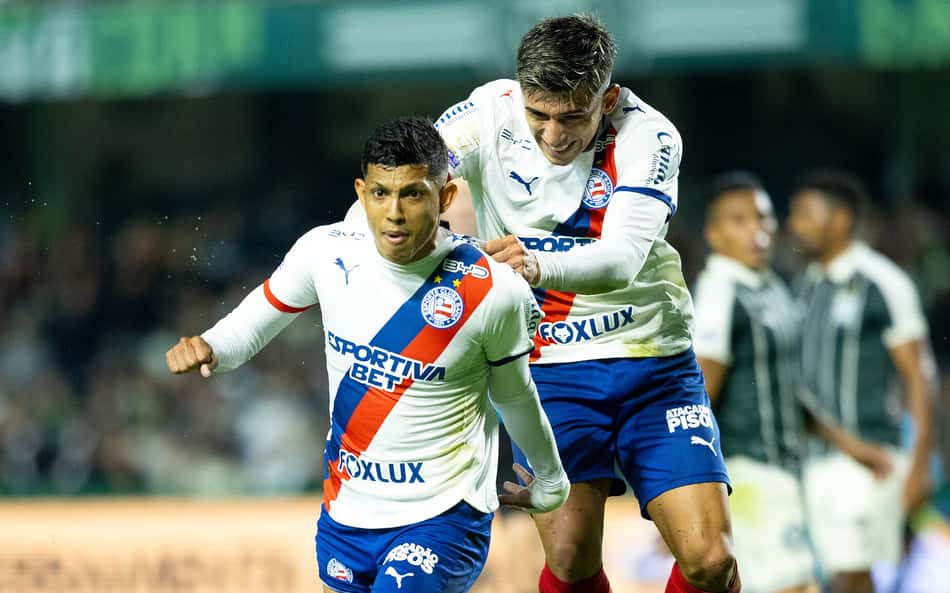 Veja gols em Coritiba x Bahia: Lavega e Breno Lopes viram para o Coxa