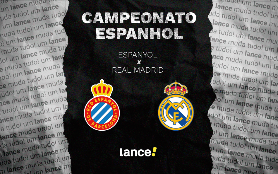 Espanyol e Real Madrid se enfrentam, pela 34ª rodada da La Liga, neste domingo (3)