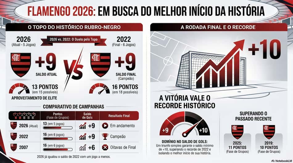 Flamengo recorde fase de grupos Libertadores