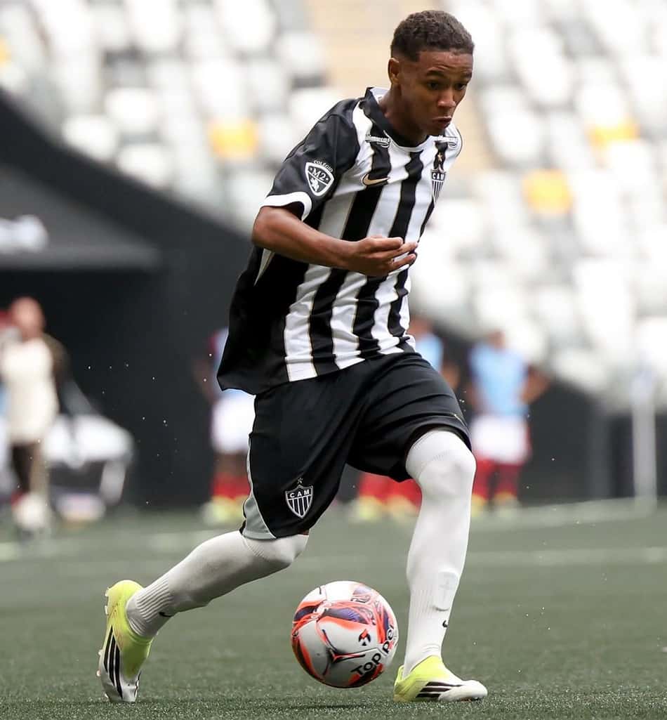 Gabriel Veneno pelo Atlético sub-17 (Reprodução instagram jogador)