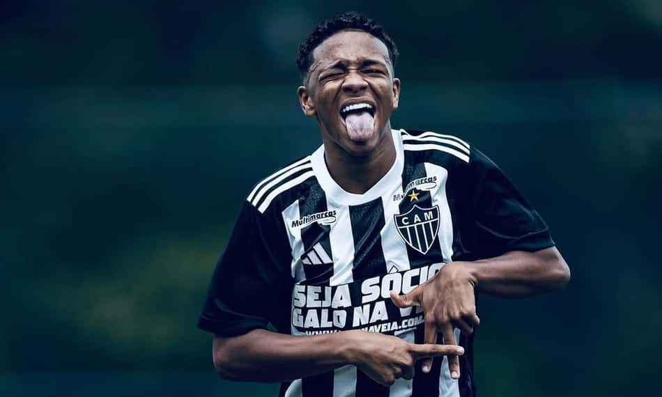 Gabriel Veneno pelo Galo (Foto: Pedro Souza / Atlético)