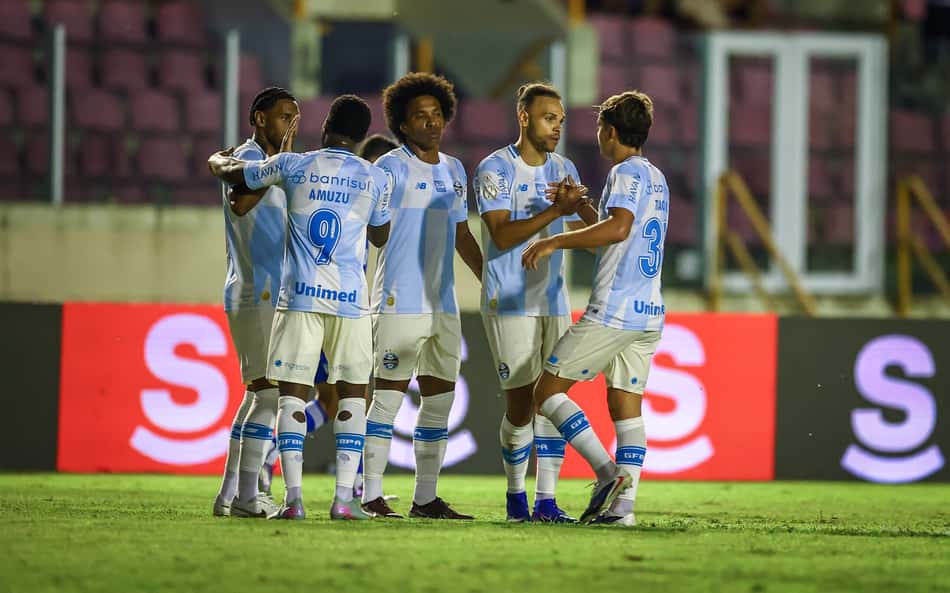 O Grêmio venceu o Confiança-SE pela Copa do Brasil (Foto: LUCAS UEBEL/GREMIO FBPA)