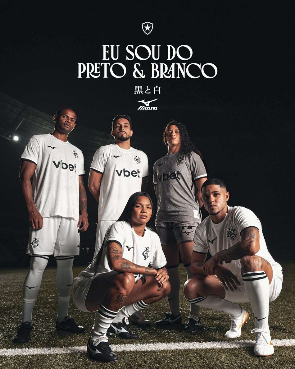 Novo uniforme II do Botafogo (Foto: Divulgação/Botafogo)