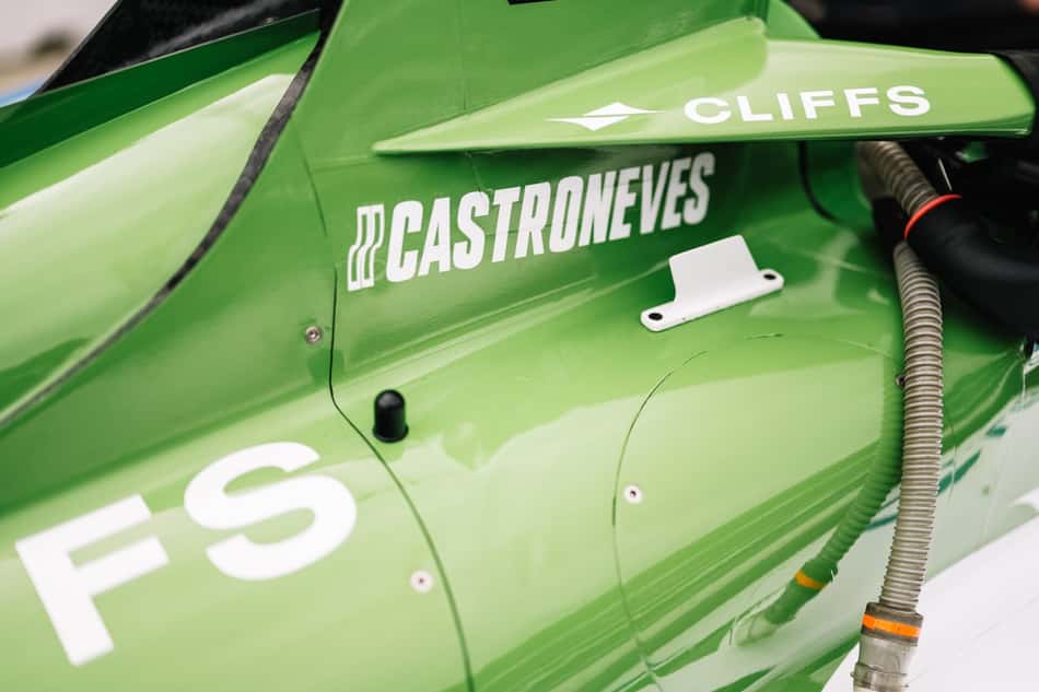 Helio Castroneves se prepara para a disputa da da 110ª Indy 500, em Indianapolis