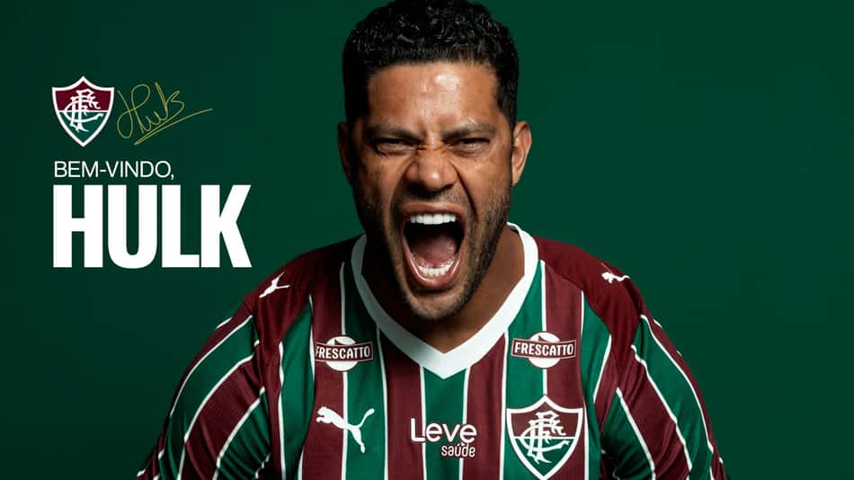 Hulk Fluminense anúncio
