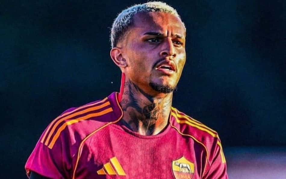 Wesley, ex-Flamengo, fez golaço pela Roma (Foto: Reprodução Instagram)