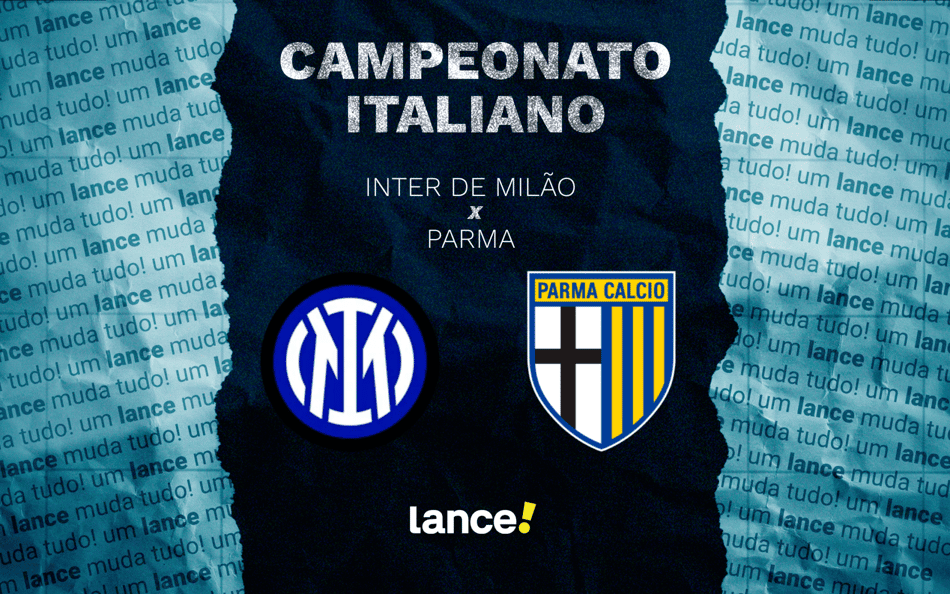 Inter de Milão x Parma pelo Campeonato Italiano (Arte: Lance!)