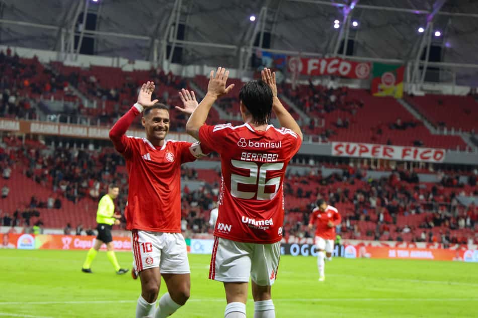 O Internacional venceu o Athletic-MG pela Copa do Brasil (Foto: Ricardo Duarte/Internacional)