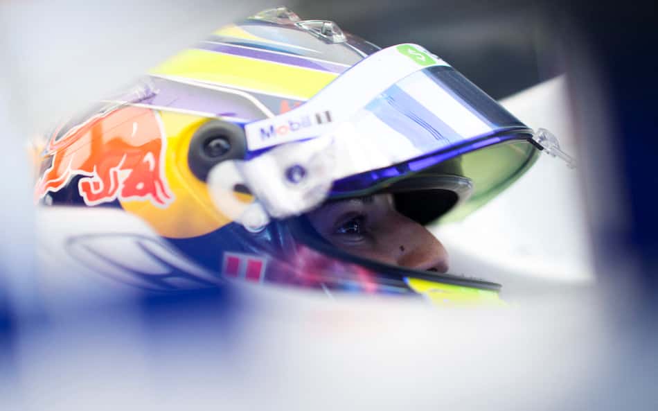 Isack Hadjar no treino para o GP do Canadá (foto: Rudy Carezzevoli / GETTY IMAGES NORTH AMERICA / Getty Images via AFP)