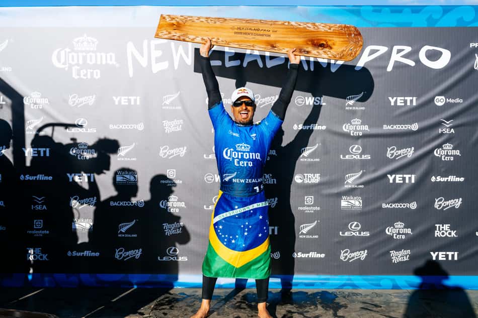 Ítalo Ferreira vence etapa da WSL na Nova Zelândia (Foto: Rambo Estrada/World Surf League)