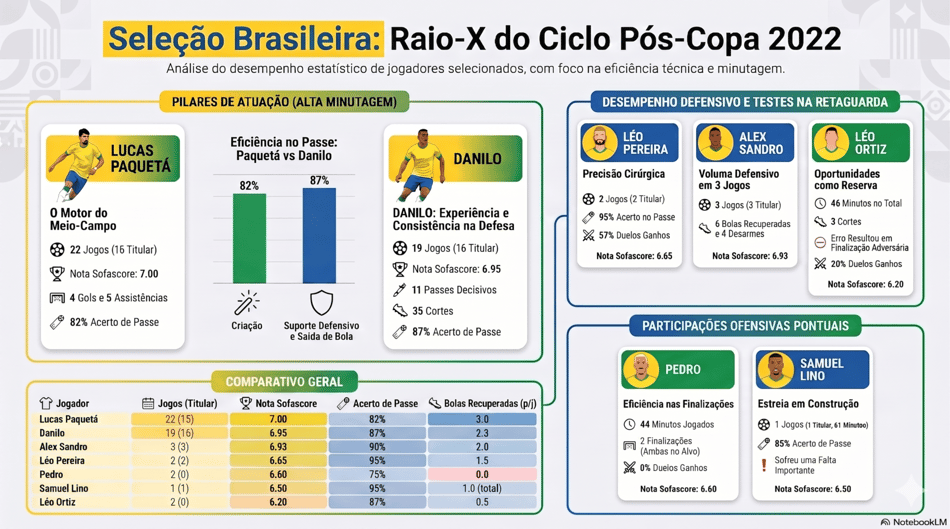 Jogadores do Flamengo Seleção Brasileira estatísticas