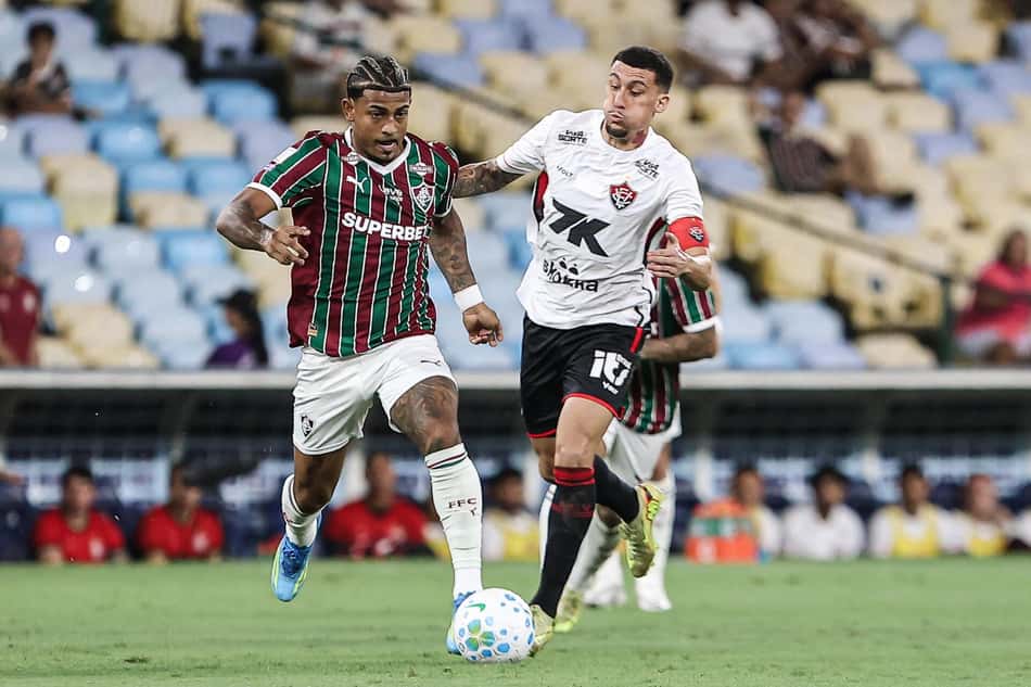 John Kennedy, em boa fase, é o trunfo do Fluminense contra o Vitória (FOTO: LUCAS MERÇON / FLUMINENSE F.C.)