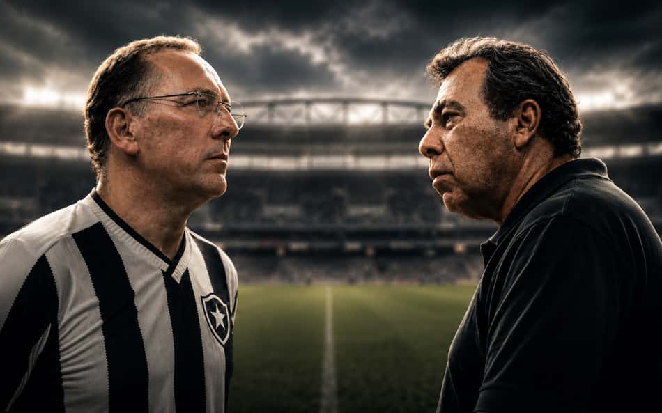 Textor acusa existência de 'facção' no Botafogo e confronta Montenegro