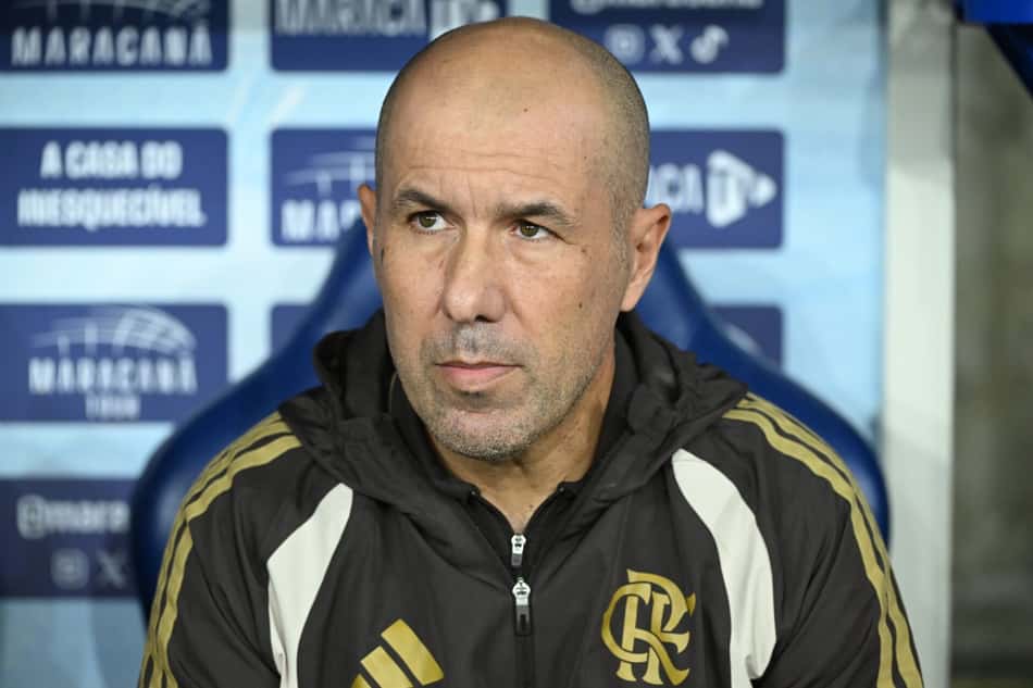 Leonardo Jardim comandou o Flamengo contra o Palmeiras no Brasileirão