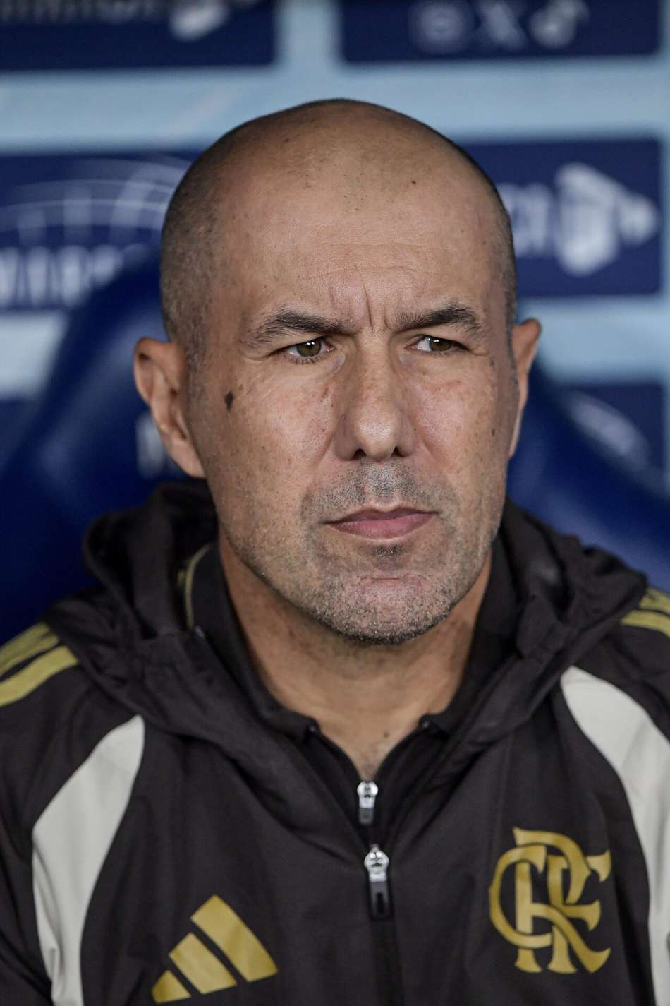 Leonardo Jardim durante Flamengo x Palmeiras