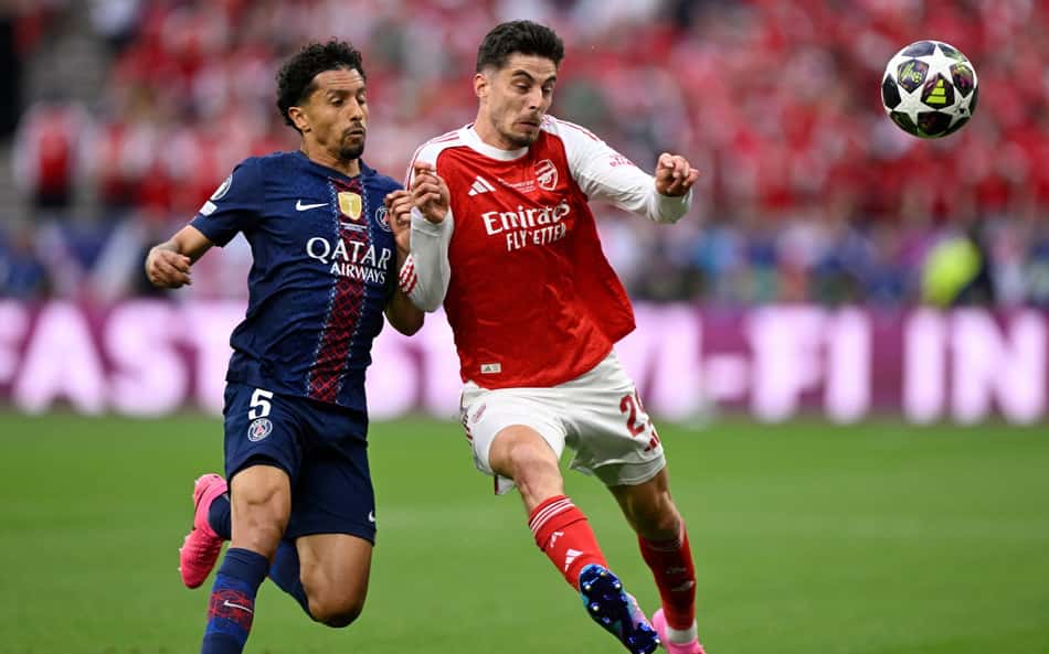 Web aponta falha de Marquinhos na final da Champions: 'Não pode'