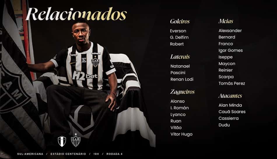Relacionados Juventud x Atlético (reprodução Atlético)