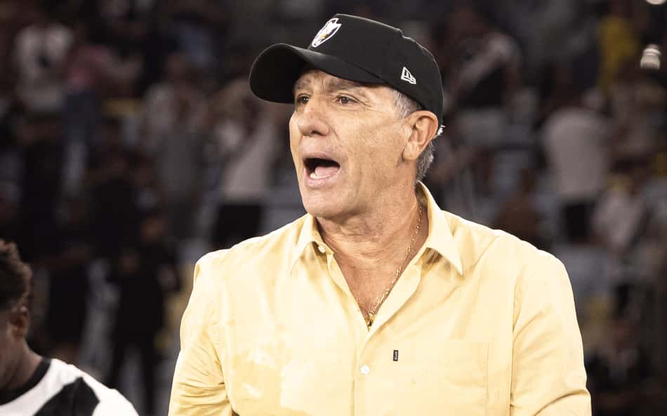 Renato Gaúcho na partida entre Vasco e Flamengo (Foto: Matheus Lima/Vasco)