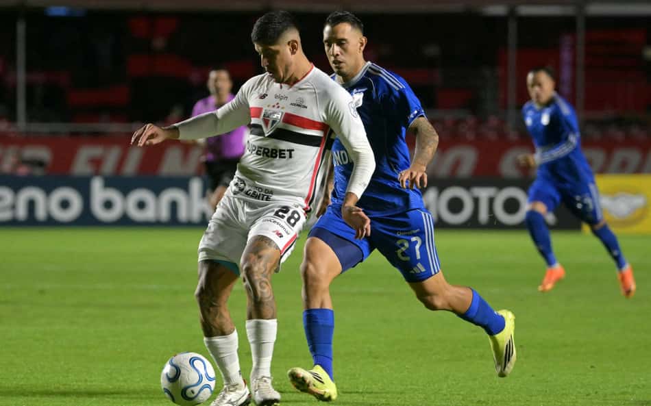 Na estreia de Dorival, São Paulo empata com o Millonarios pela Sul-Americana; dê suas notas