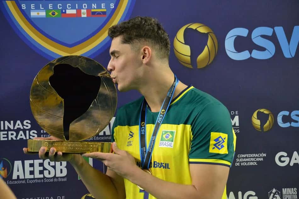 Leo Lukas, novo namorado de Julia Kudiess, foi campeão da Copa América em 2025 (Foto: Reprodução/ Instagram)