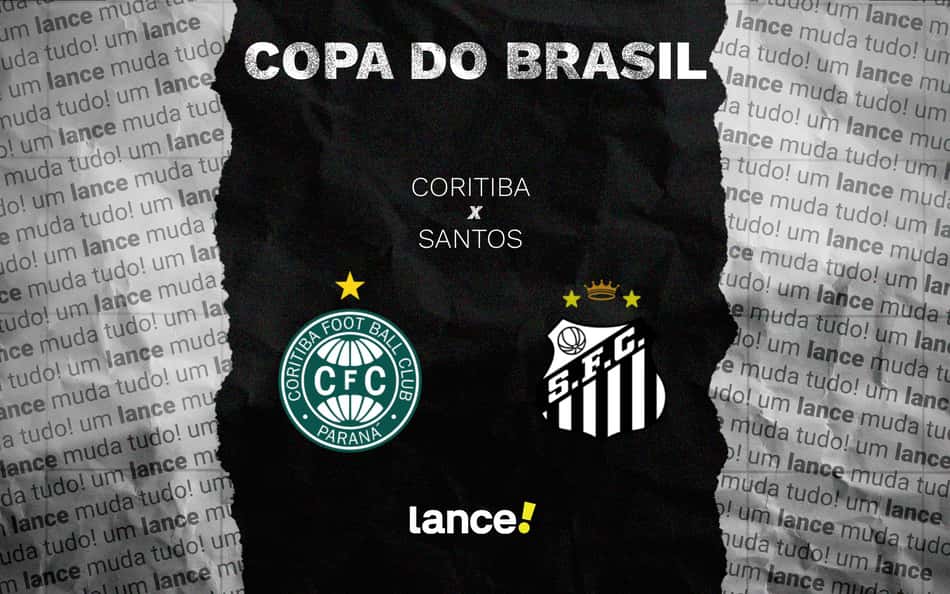 Coritiba x Santos: onde assistir, horário e escalações do jogo pela Copa do Brasil