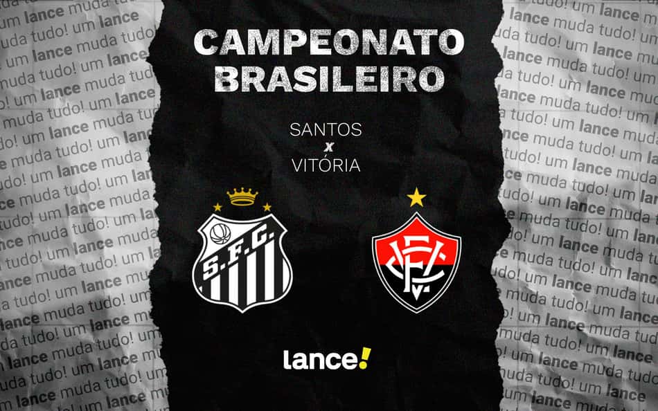 Santos x Vitória: onde assistir, horário e escalações do jogo pelo Brasileirão