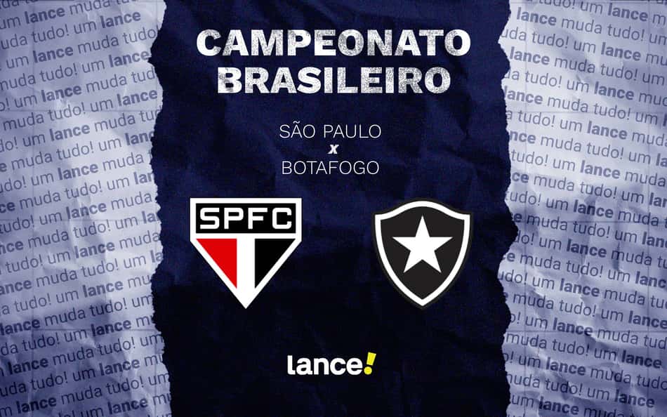 São Paulo x Botafogo: onde assistir e prováveis escalações do jogo pelo Brasileirão