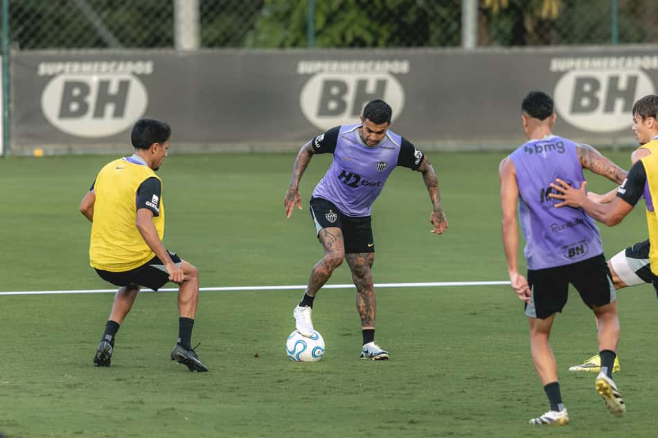 Treinamento na cidade do Galo preparação Puerto Cabello  (Foto: Pedro Souza / Atlético)